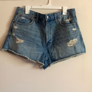 Madewell Denim Distressed Shorts